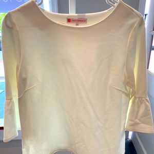 NWOT Jude Connally Ivory Bell Sleeve Blouse